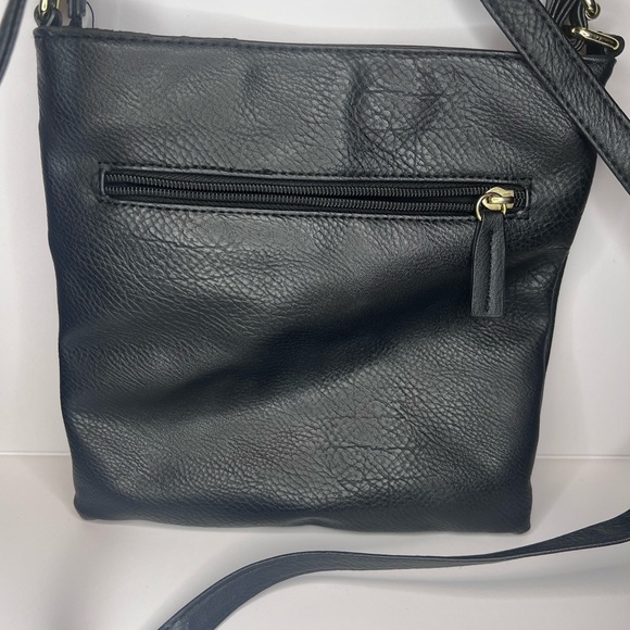 Black Leather Crossbody Bag - Picture 2 of 3